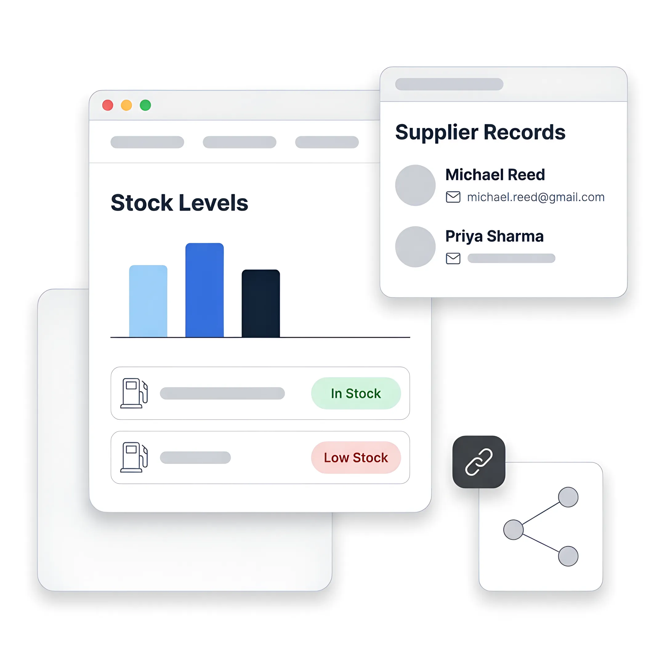 Team reviewing inventory software workflows