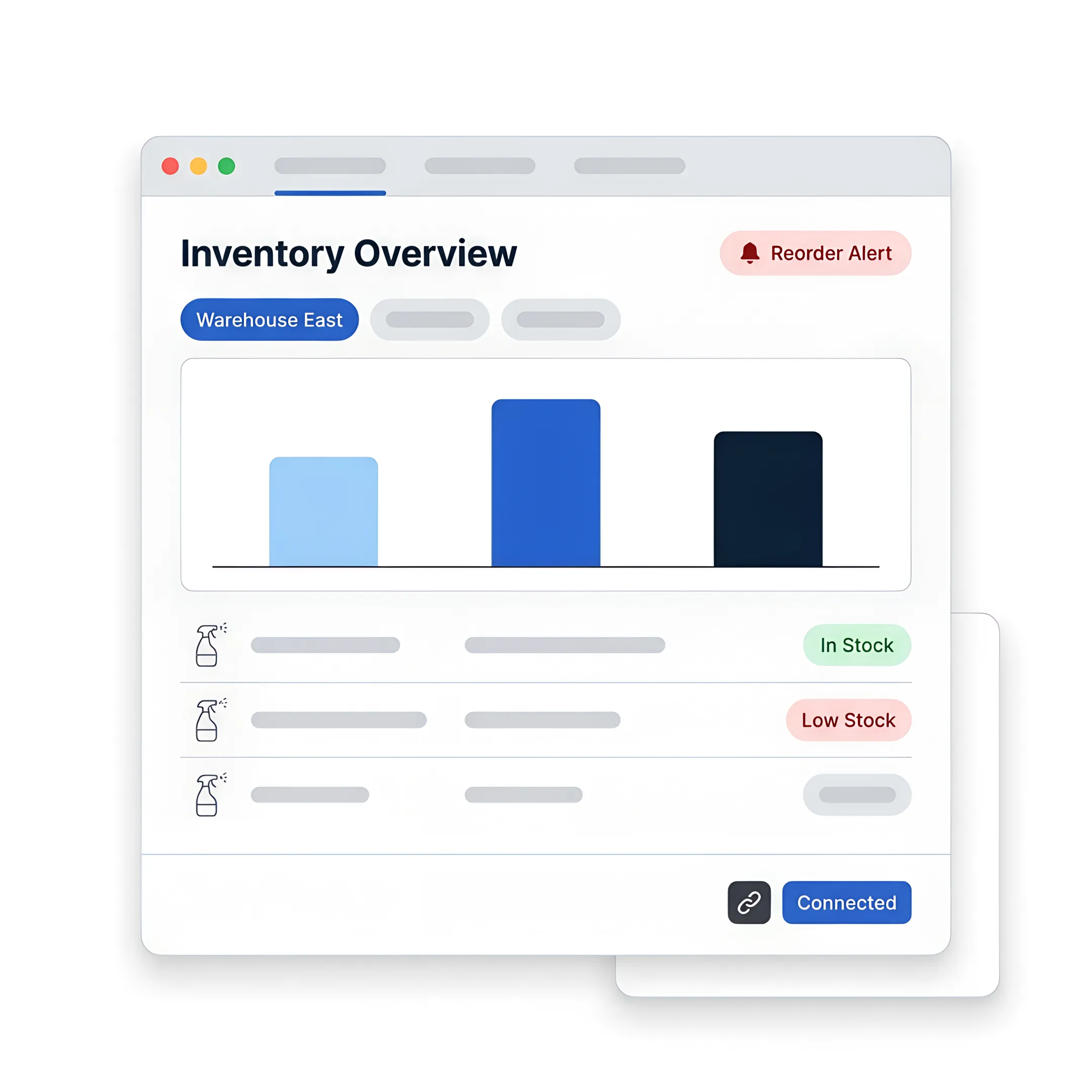 Team reviewing inventory software data