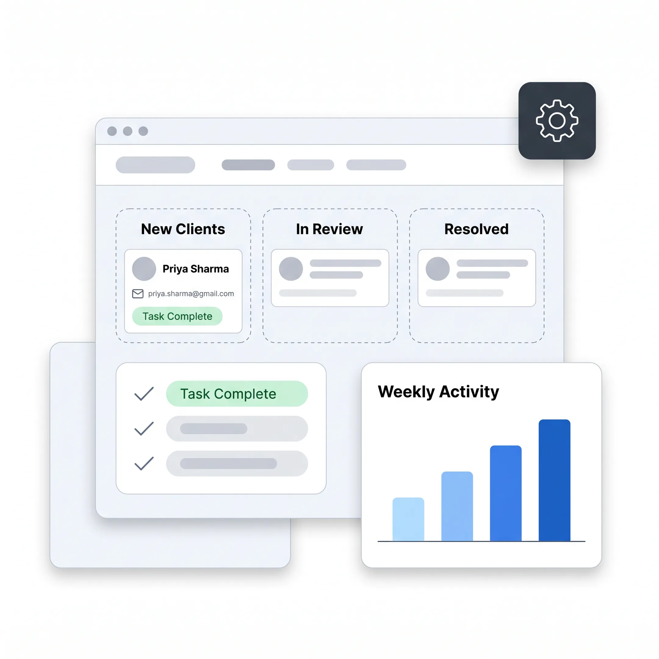 Team reviewing a credit repair CRM workflow