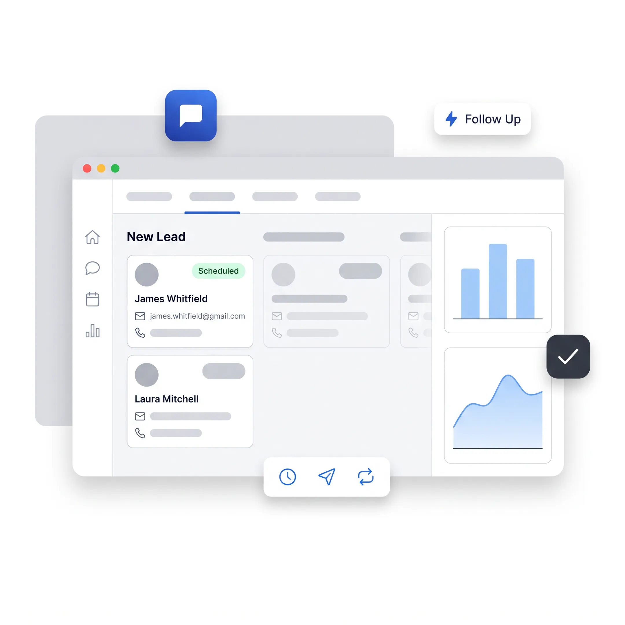 CRM workflow dashboard for auto detailing business
