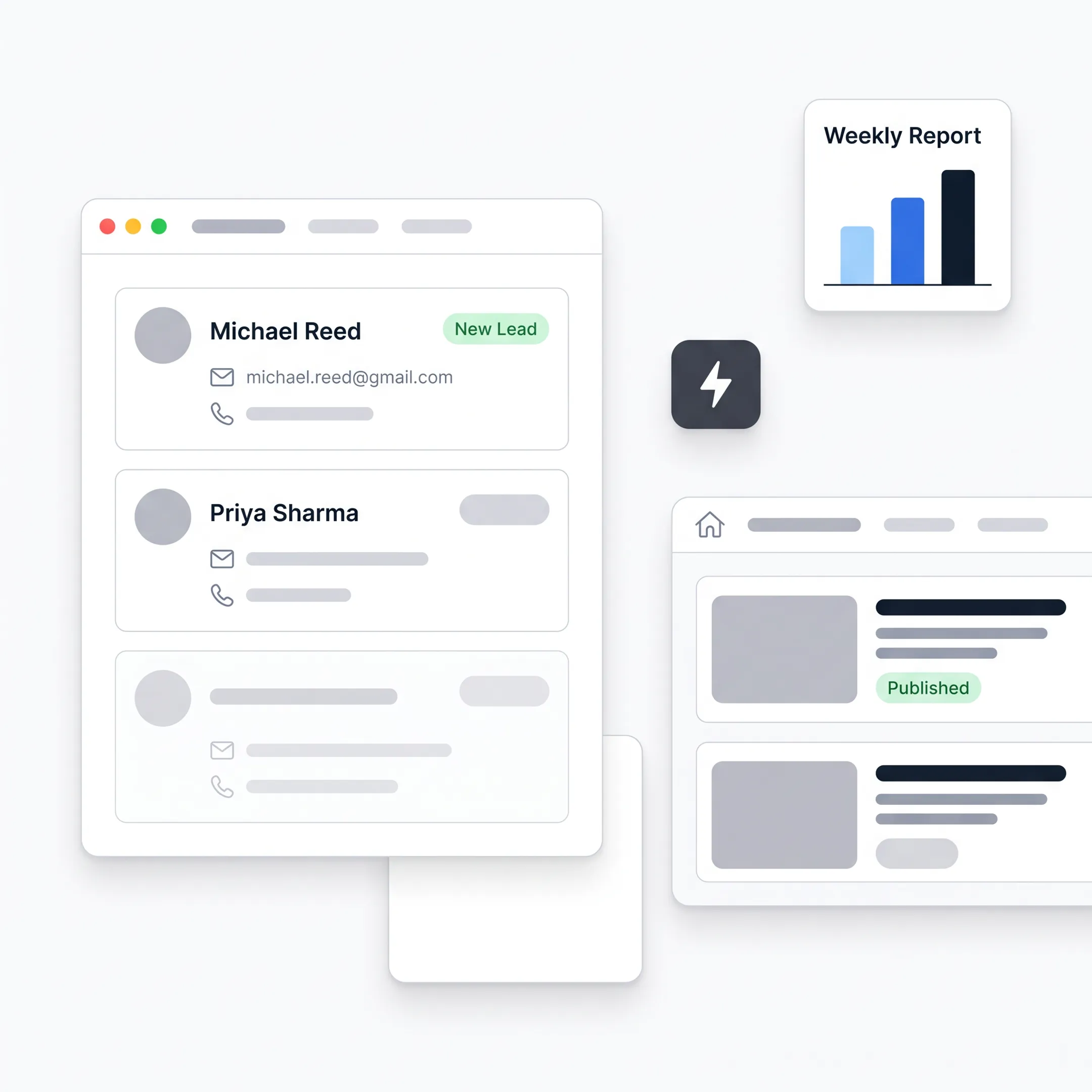 Team planning connected real estate CRM workflows