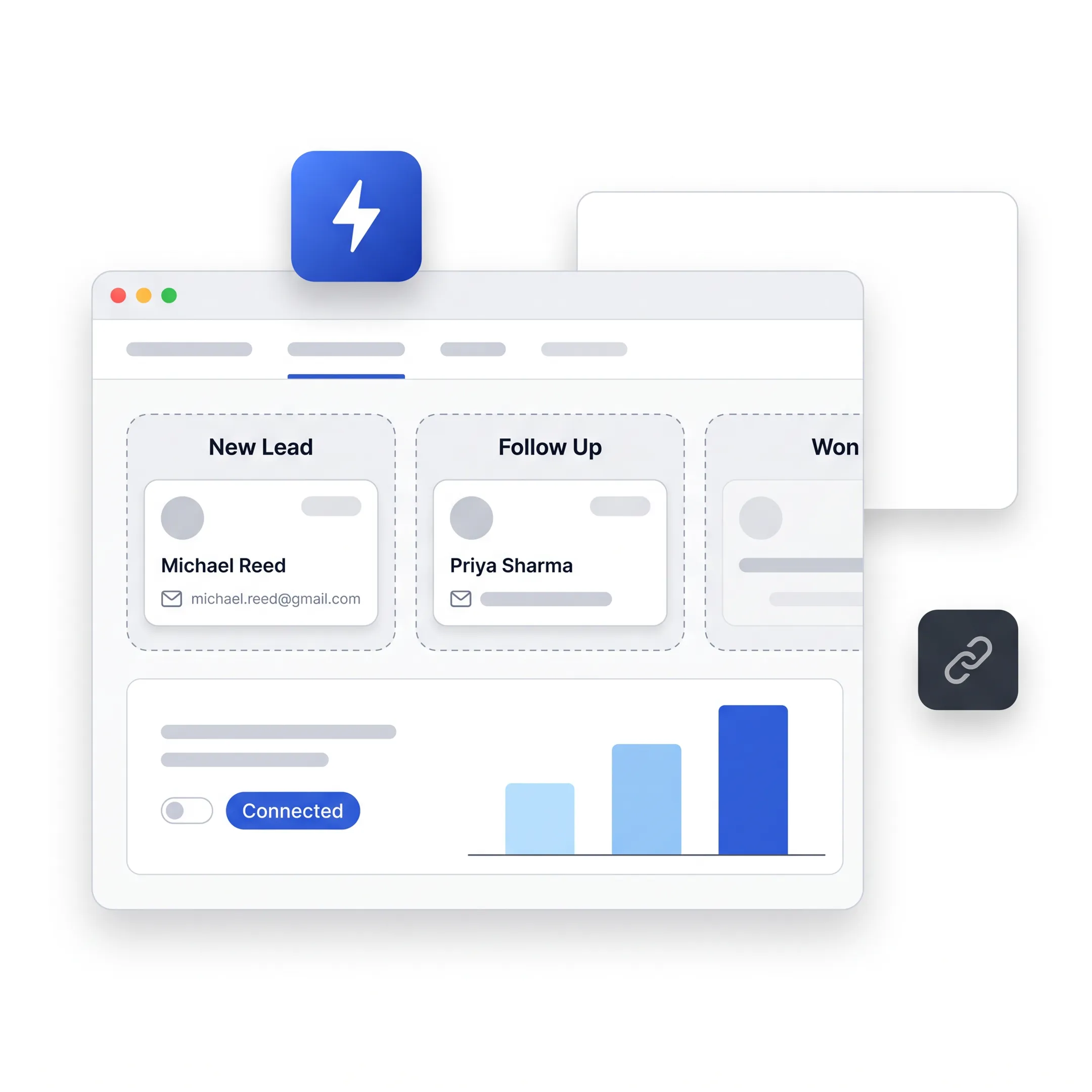 Consultant configuring CRM workflow with startup founder