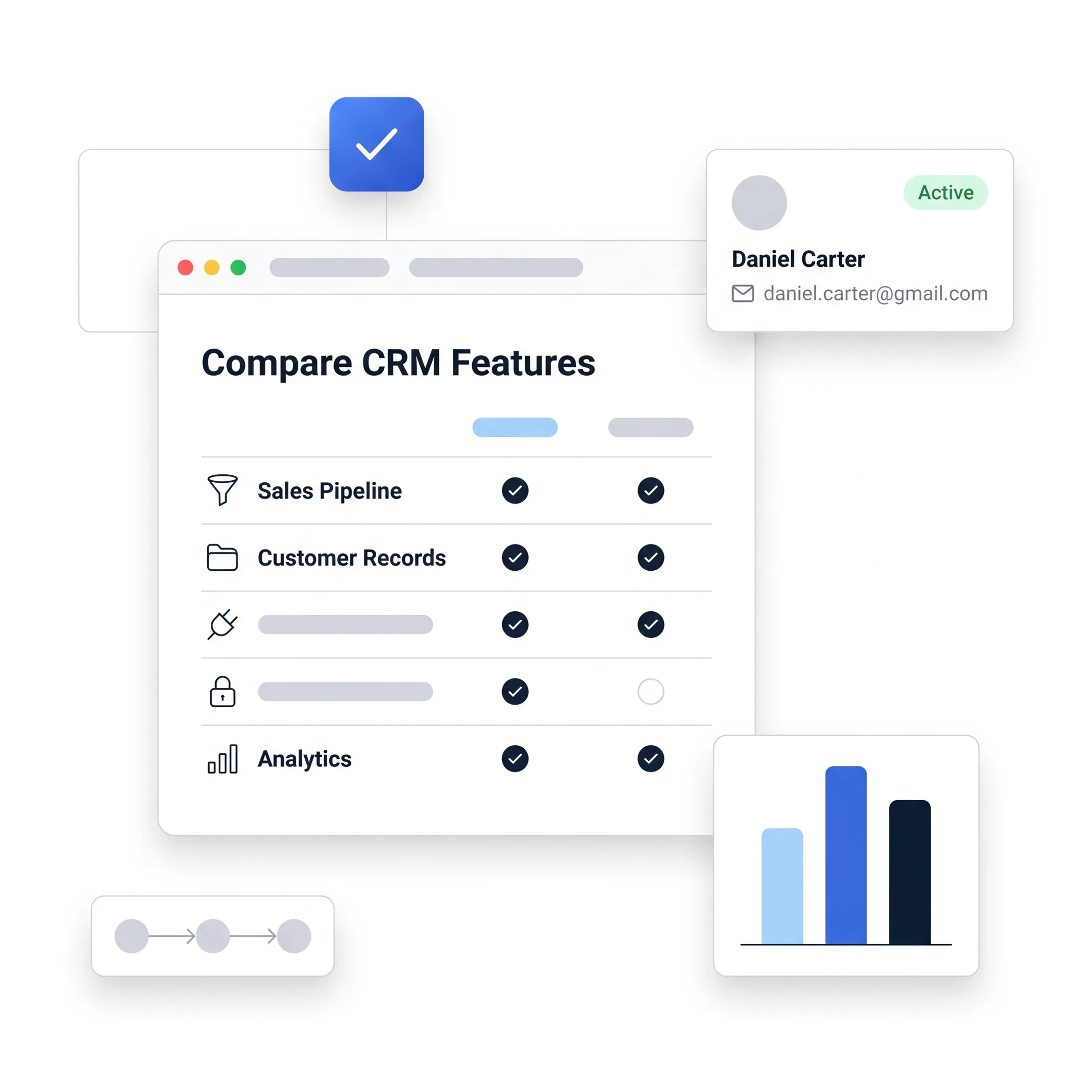 Team comparing CRM software options