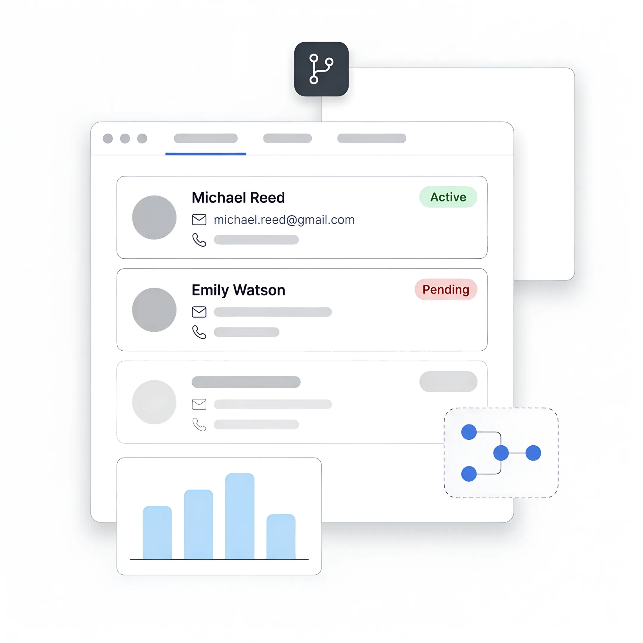 Nonprofit professionals planning CRM workflows and relationship management