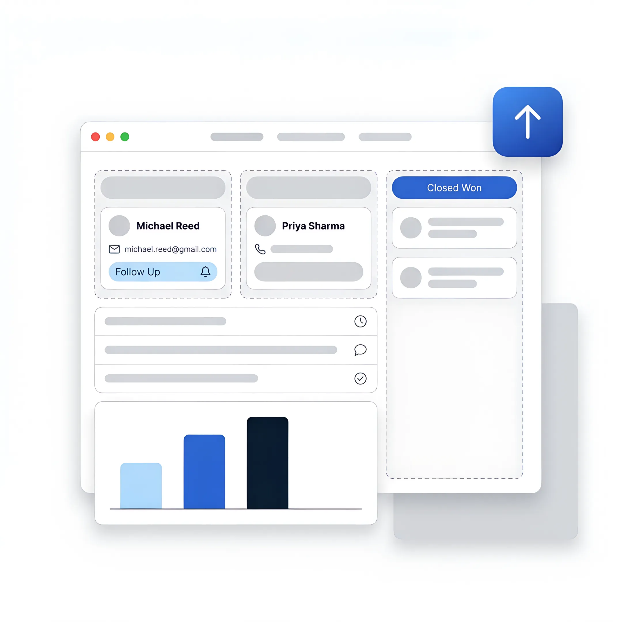 Sales team reviewing CRM pipeline analytics