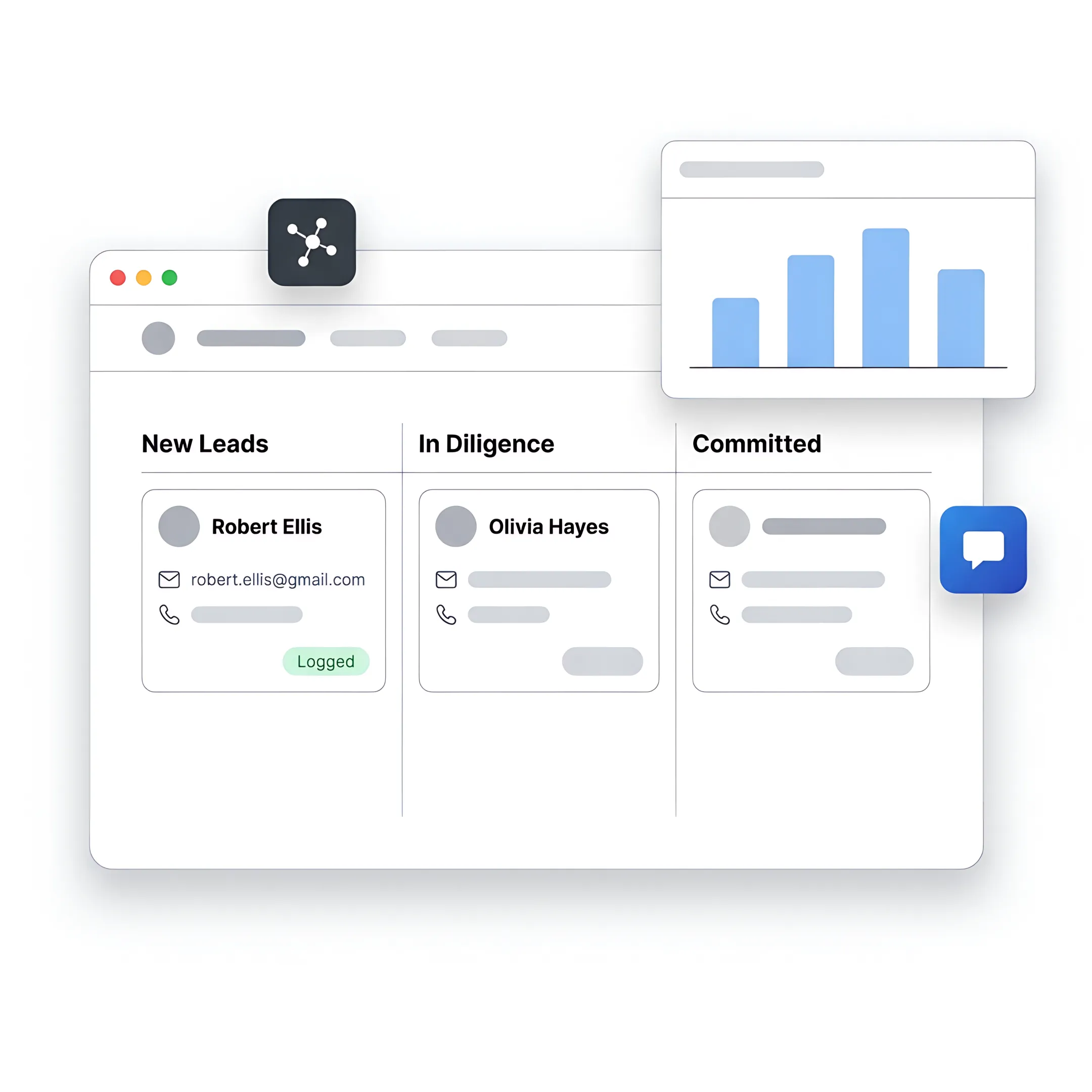 CRM workflow designed for venture capital relationships