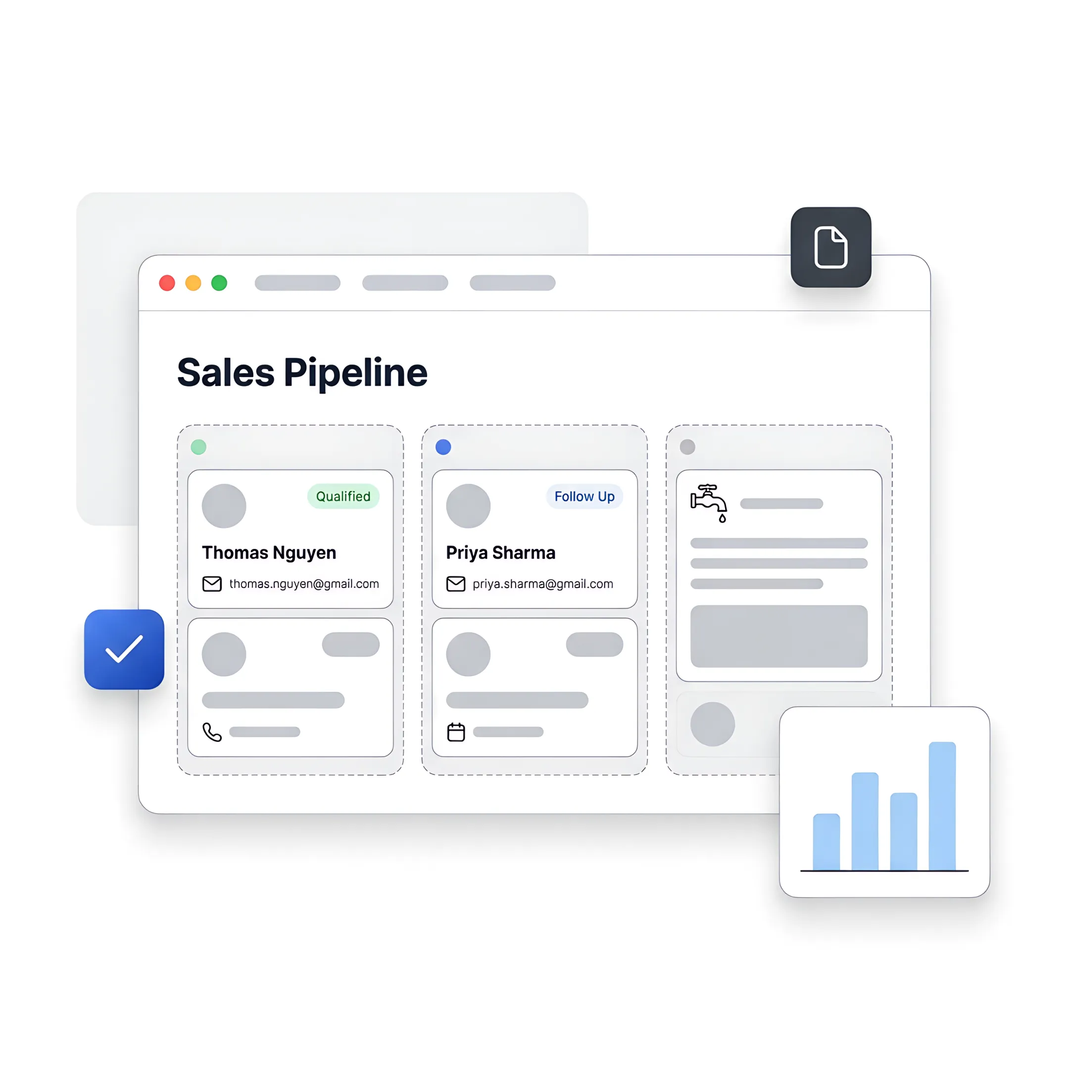 Team reviewing CRM sales pipeline