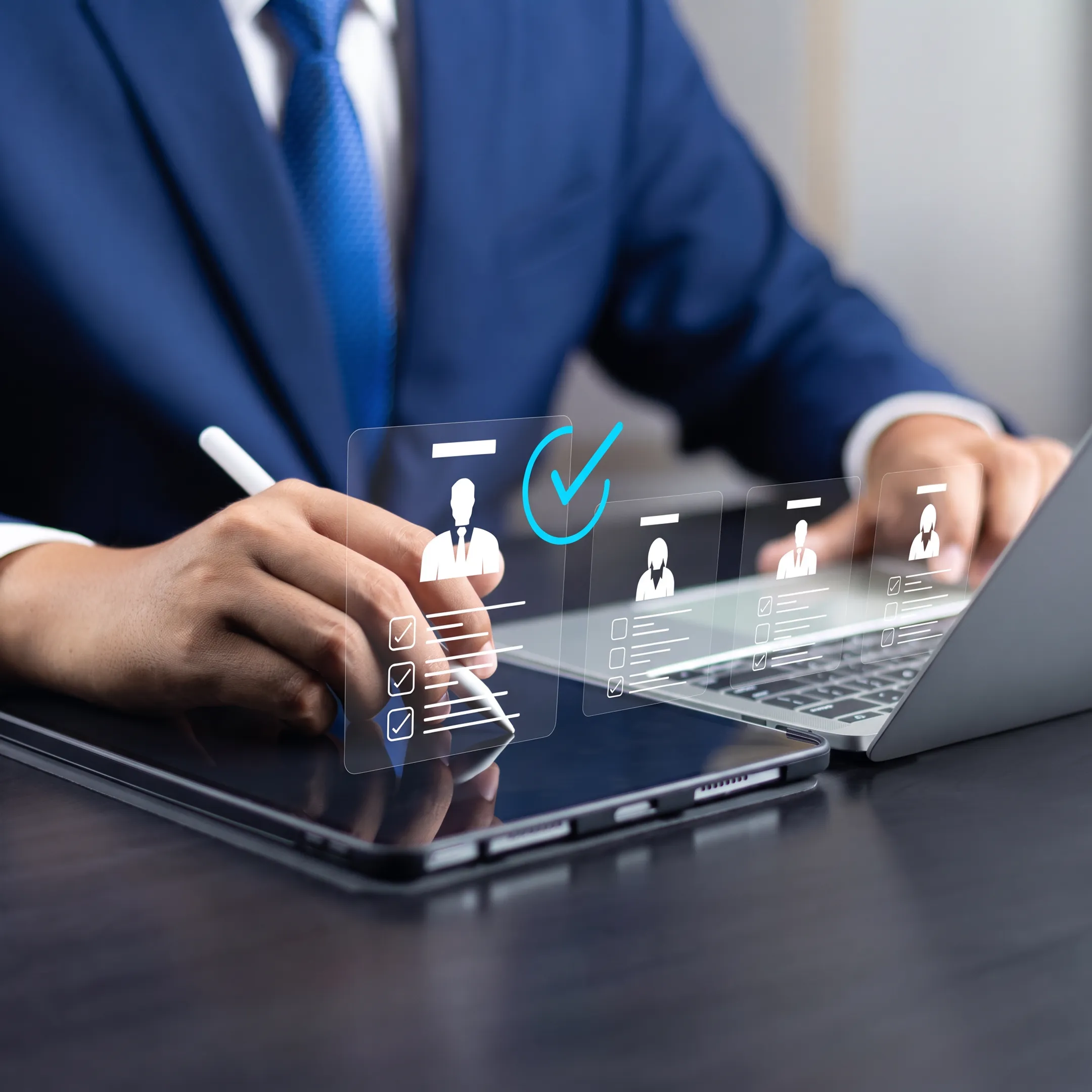 Consultants aligning commercial hiring strategy with company growth goals