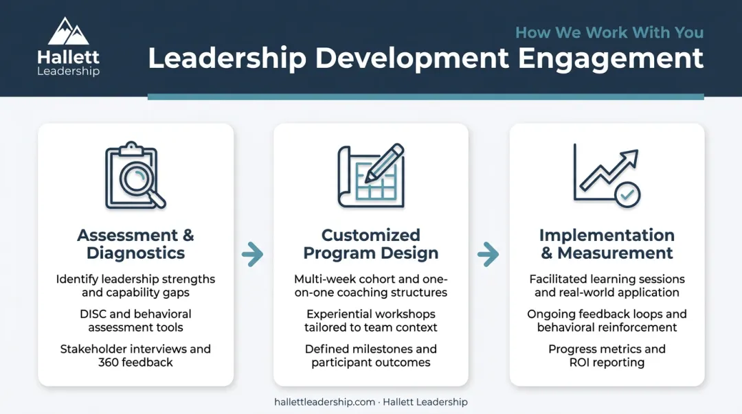Three core leadership development consultant functions assessment design and measurement