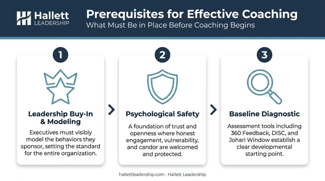 Three prerequisites for team leadership coaching buy-in safety and diagnostics