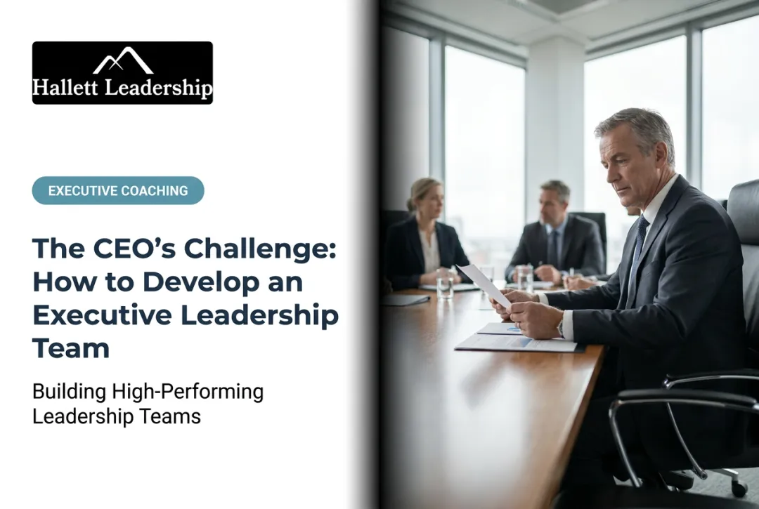 The CEO's Challenge: How to Develop an Executive Leadership Team