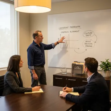 Executive coach leading CFO development process