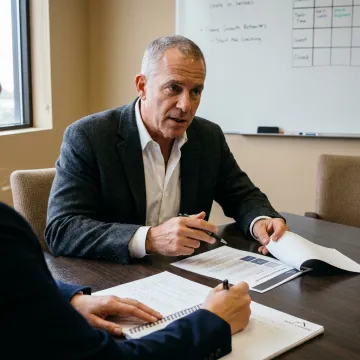 Leadership coaching process with goals and feedback