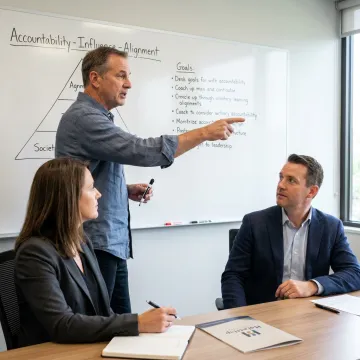 Leadership coaching process in action