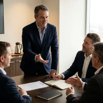 Executive leadership coaching session
