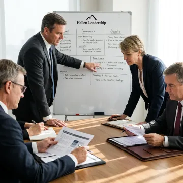 Executive leadership development process session