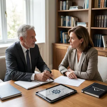 Executive business leadership coaching session