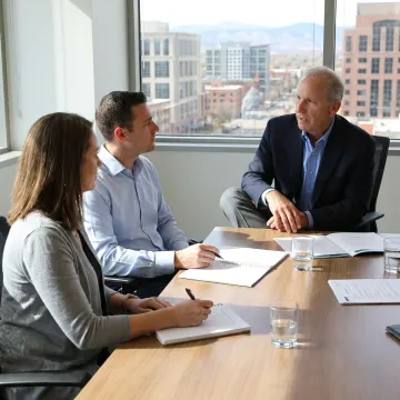 Executive leadership coaching session in Denver