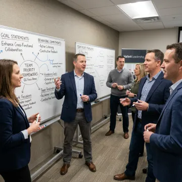 Leadership workshop process in action