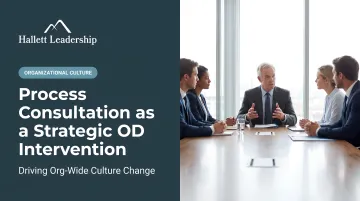 Process Consultation as a Strategic OD Intervention