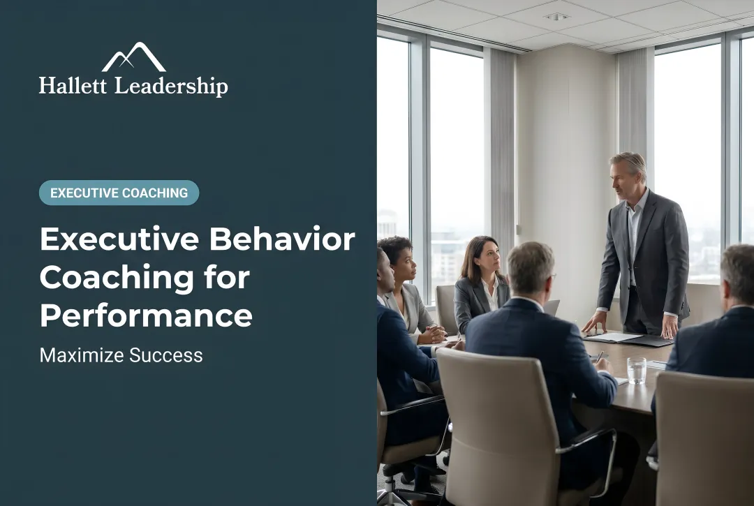 Executive Behavior Coaching for Performance: Maximize Success