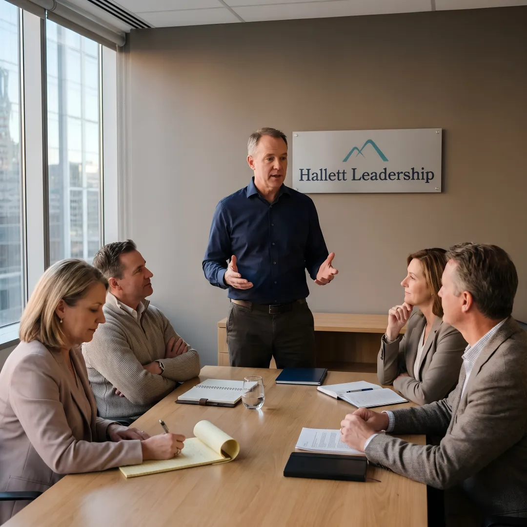 Executive leadership coaching session