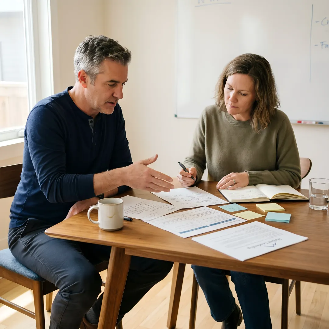 Executive coaching process planning session