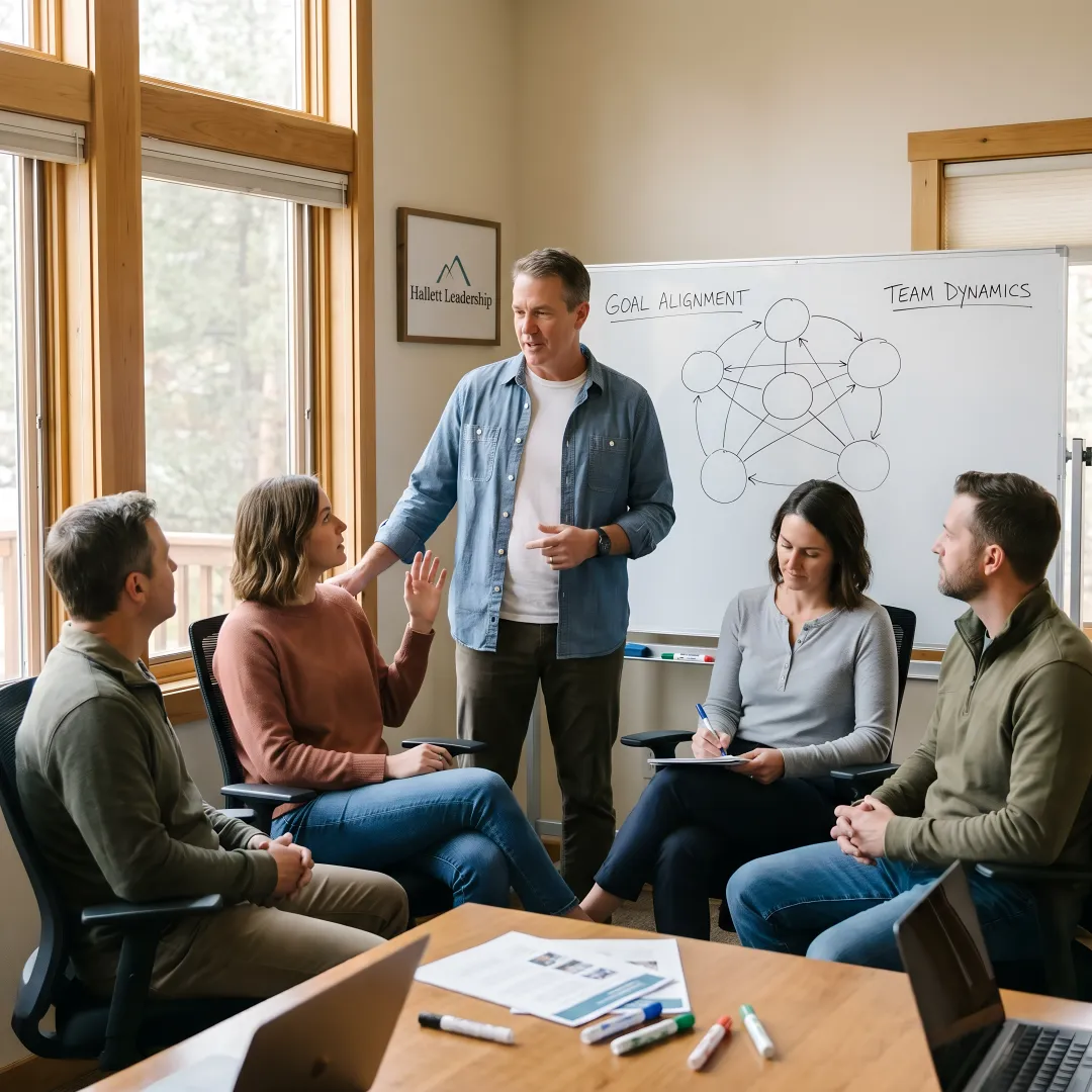 Leadership coaching process in action