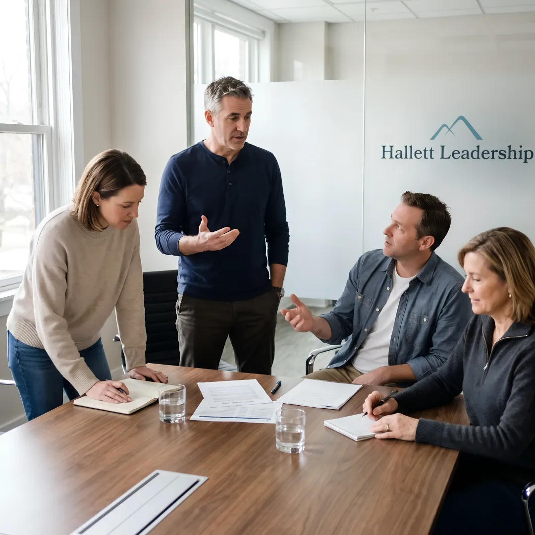 Executive leadership coaching session