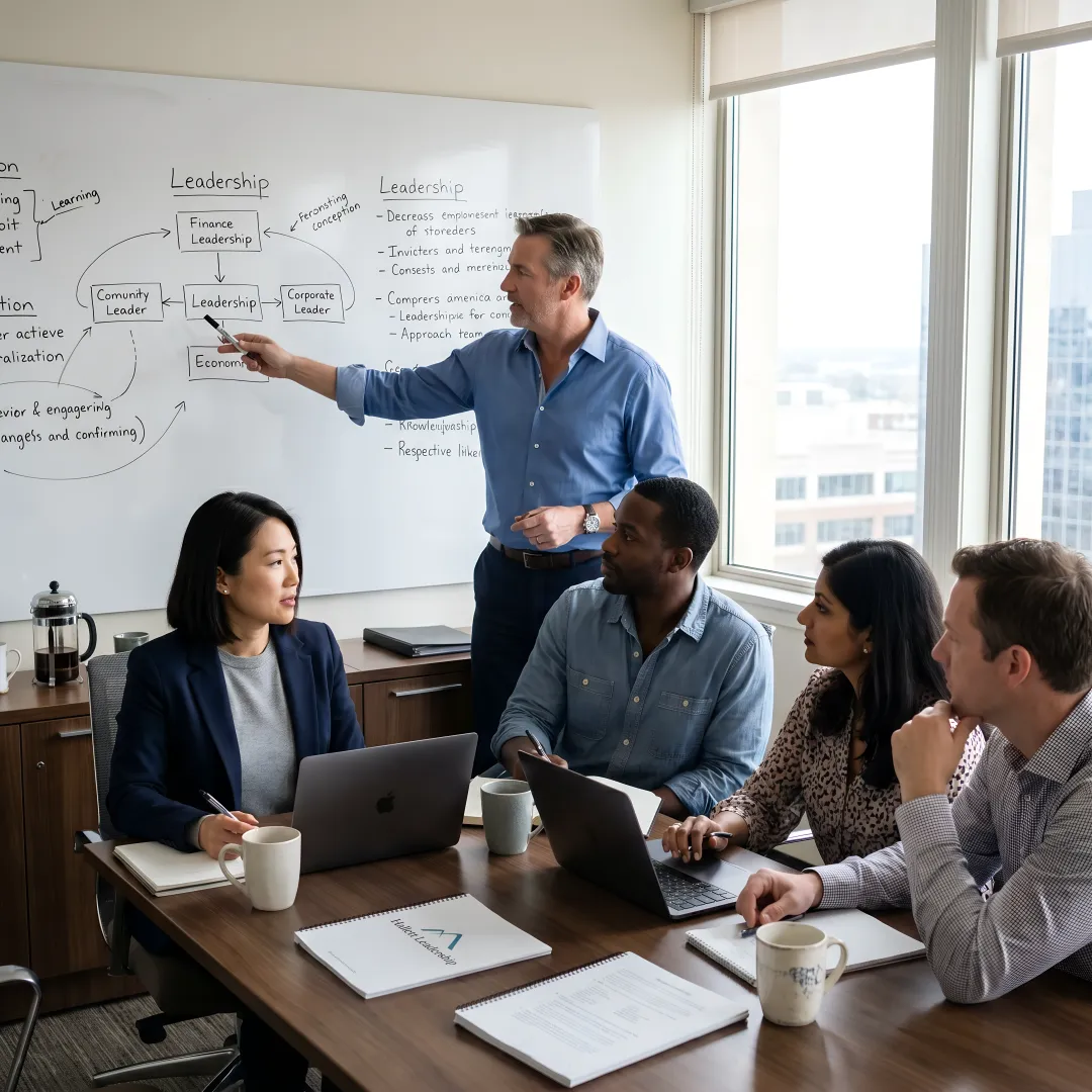 Executive coach leading CFO development process