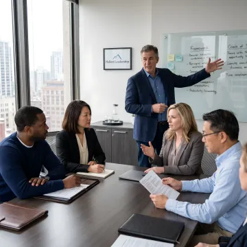 Executive leadership coaching session in Chicago