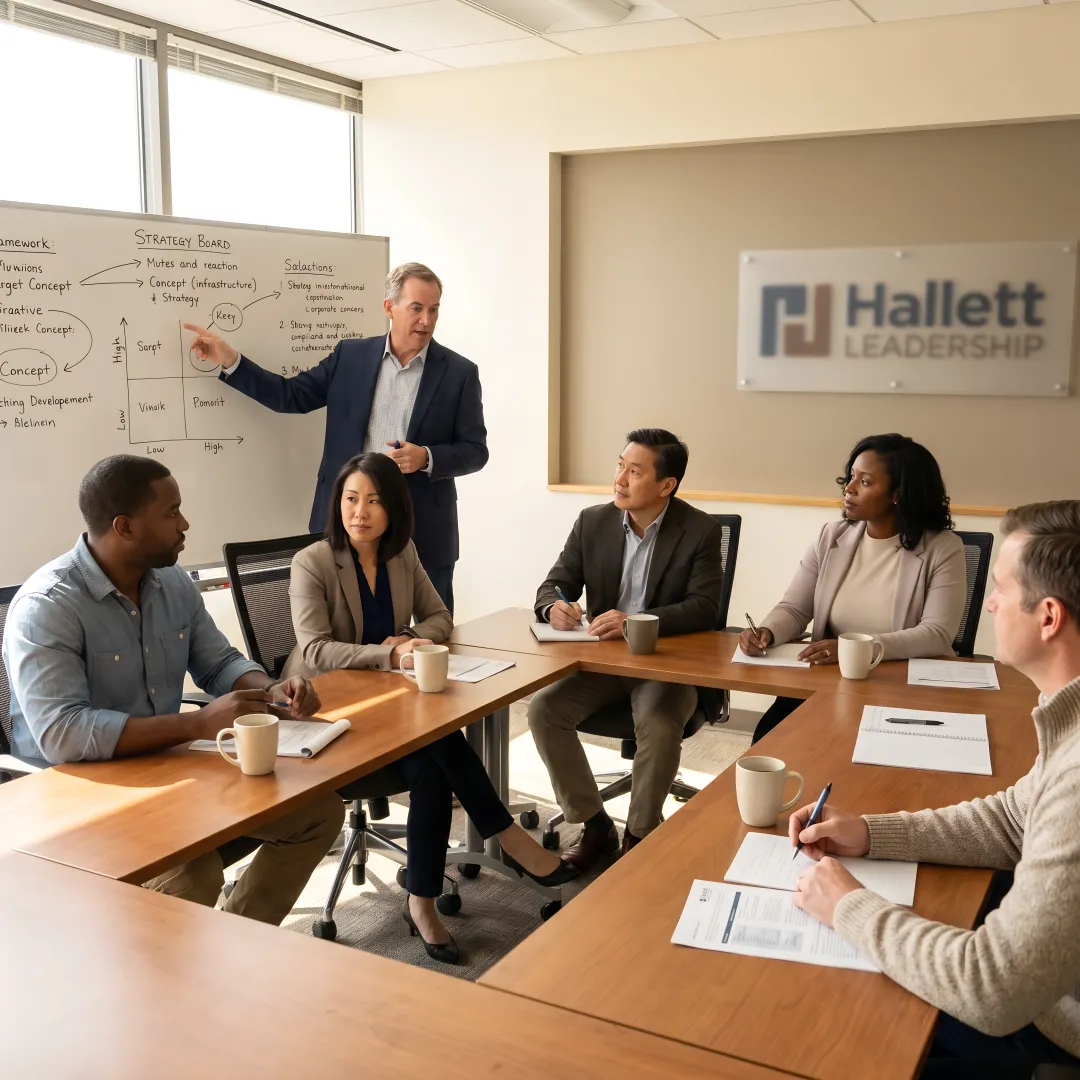 Executive leadership development process session