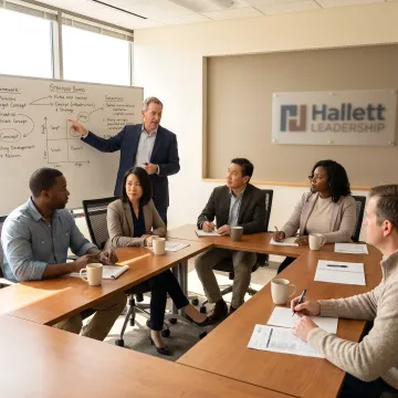Executive leadership development process session