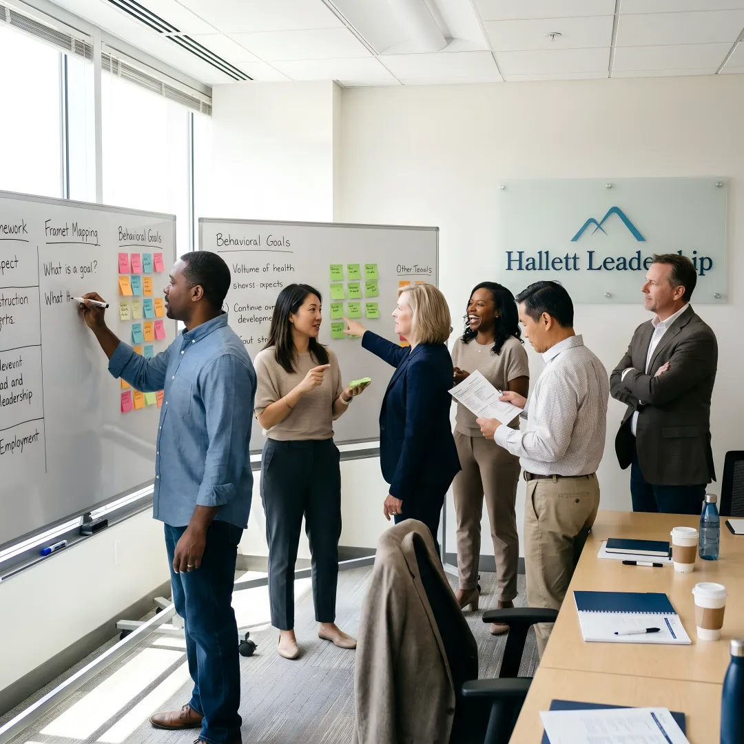 Leadership workshop process in action