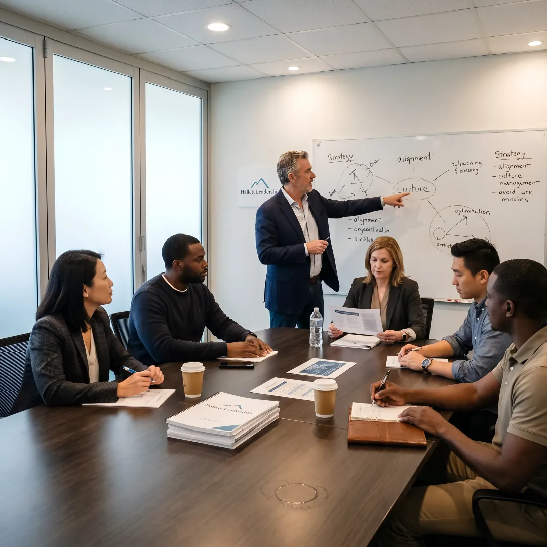 Executive coaching process with leadership team