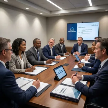 Senior manager leadership development session
