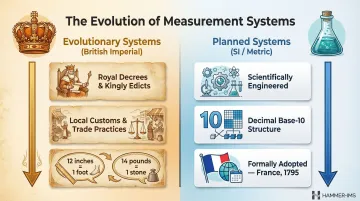 Evolutionary versus planned measurement systems historical development comparison infographic