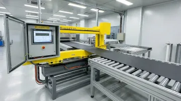 Hammer-IMS M-Ray inline battery electrode film thickness measurement system on production line