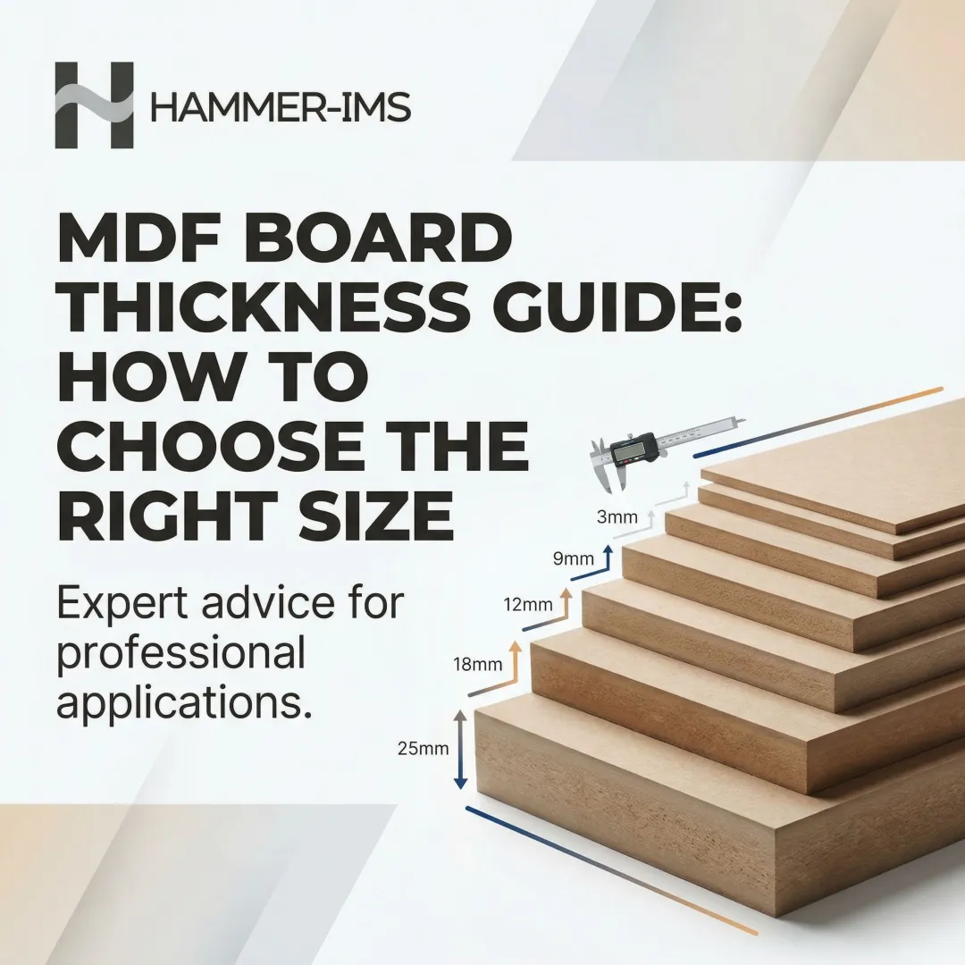 MDF Board Thickness Guide: How to Choose the Right Size