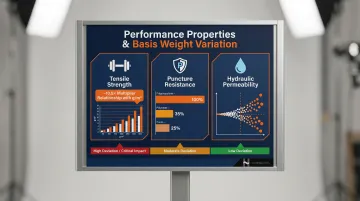 Geosynthetic basis weight impact on tensile strength puncture resistance and permeability