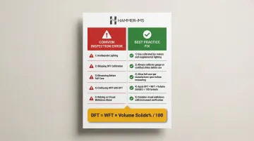 Five most common paint inspection errors and best practice prevention methods