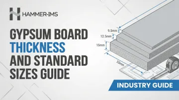 Gypsum Board Thickness and Standard Sizes Guide