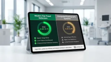 DQE comparison flat-panel detectors versus computed radiography systems side-by-side