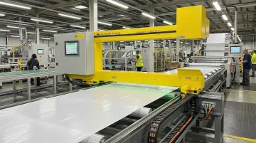 Hammer-IMS M-Ray inline thickness measurement system scanning continuous metal strip