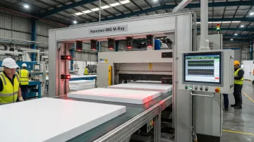 Hammer-IMS M-Ray inline non-contact EPS panel measurement system in operation