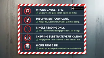 Five common DFT measurement errors on concrete surfaces and how to avoid them