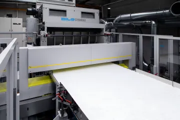 Advanced industrial measurement equipment in manufacturing facility