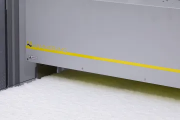 Quality control inspection software dashboard showing real-time manufacturing data and analytics