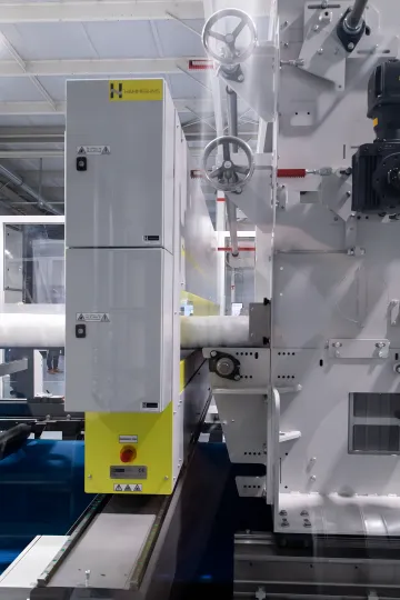 Advanced industrial process control measurement system in manufacturing facility