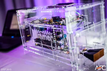 Advanced non-contact wire diameter measurement system in industrial manufacturing facility